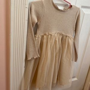 Zara 3/4 tulle skirt dress